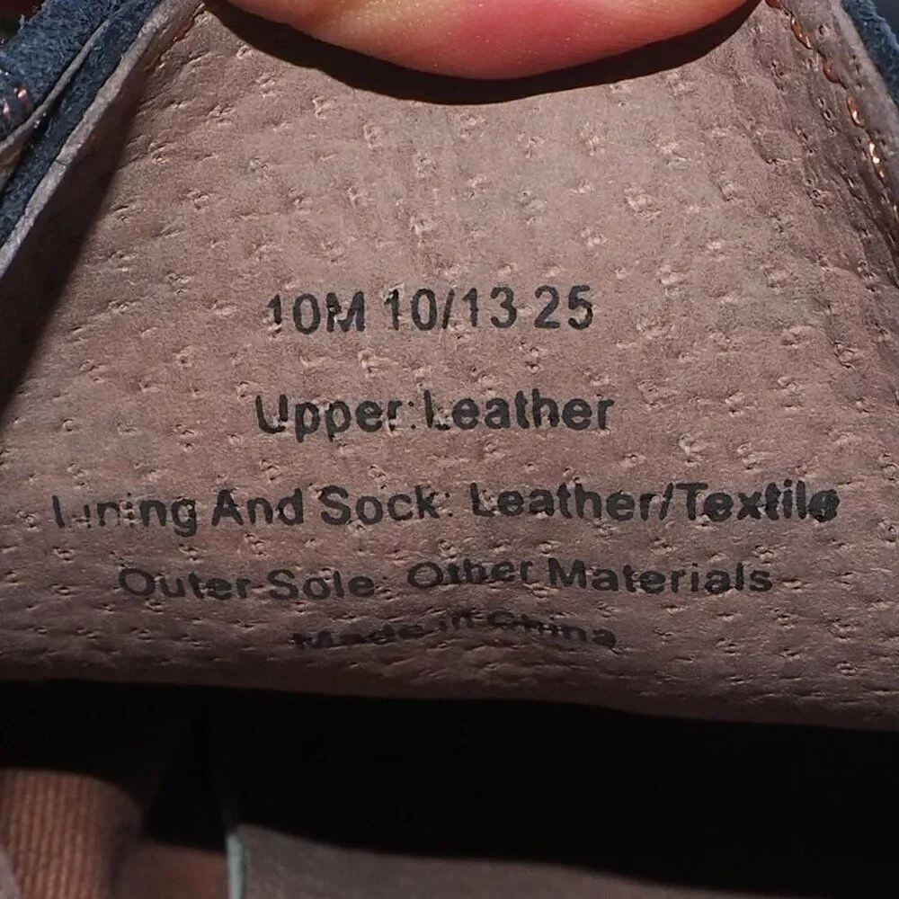 Banana Republic Taylor Wingtip Suede Oxfords Navy‎ / Lime Men's 10M